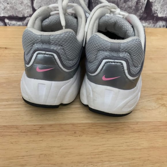 Nike Compete White, Gray, Pink & Silver Sneakers - Picture 6 of 8